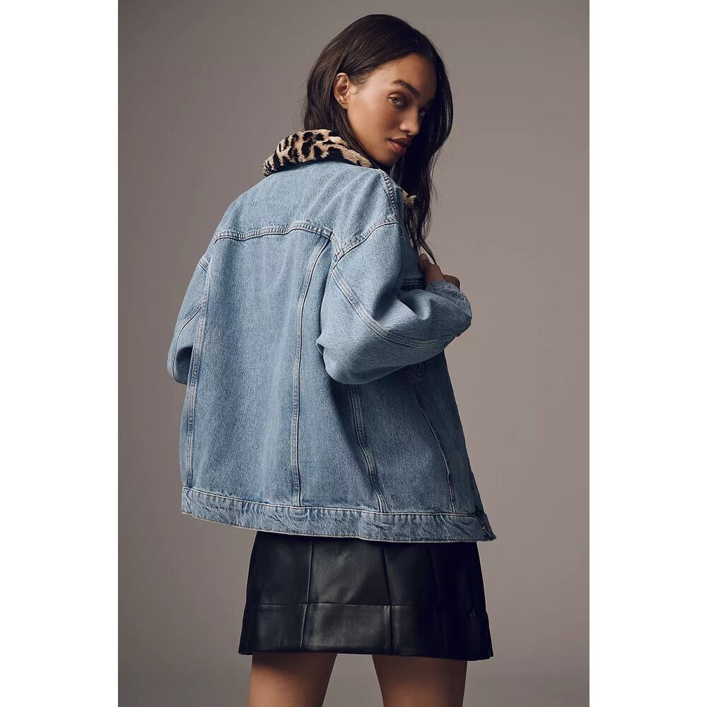 The Weston Denim Boyfriend Jacket by Pilcro: Printed Edition - Picture 2 of 7